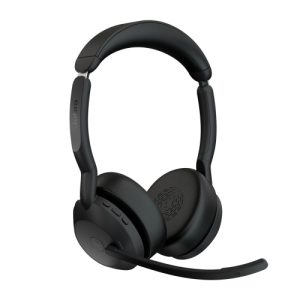 Jabra Evolve2 55 MS Stereo Link380c Wireless Headset Bluetooth USB-C, Charging Stand, Black
