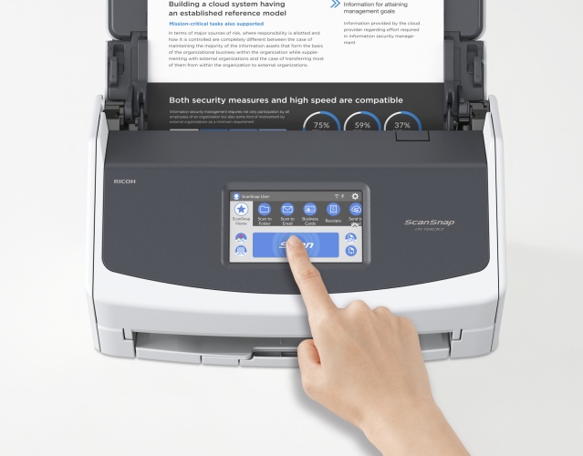 Ricoh ScanSnap iX1600 Scanner A4 Spalvotas 40 ppm 600x600 DPI, Duplex ADF, USB, Wi-Fi - Image 4