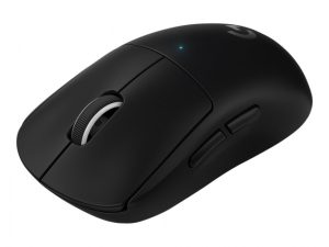 Logitech G PRO X SUPERLIGHT Wireless Gaming Mouse, RF Wireless, 25600 DPI, Black