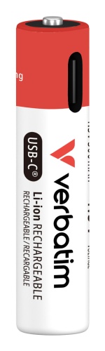 Verbatim 30250 USB-C Rechargeable Batteries Li-ion AAA 500mAh (4 pcs/Pack) - Image 7