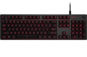 Logitech G413 Wired Mechanical Gaming Keyboard, Romer-G Tactile Switch, US Int, Carbon