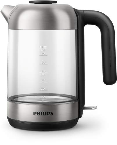 Philips 5000 Series HD9339/80 Electric Kettle, 1.7 L, 2200 W, Silver/Black - Image 2