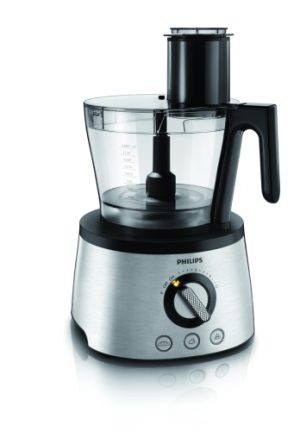 Philips 7000 Series HR7778/00 Food processor, 3.4 L, 1300 W, Black/Silver