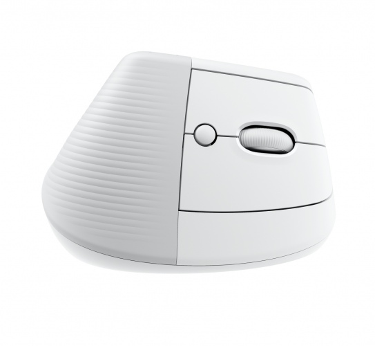 Logitech Lift for Mac Vertical Wireless Mouse, RF Wireless + Bluetooth, 4000 DPI, Off-white - Image 3