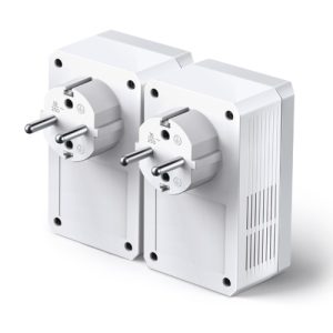 TP-Link TL-PA4010P KIT AV600 Passthrough Powerline 600 Starter Kit Adapter Kit
