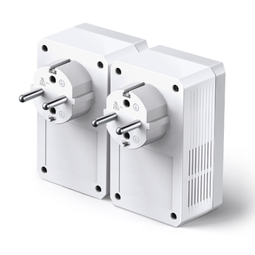 TP-Link TL-PA4010P KIT AV600 Passthrough Powerline 600 Starter Kit Adapter Kit - Image 2