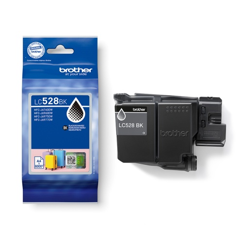Brother LC528BK Ink Cartridge, Black