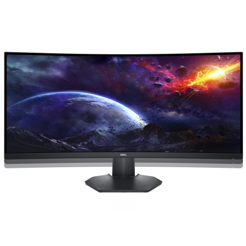 Dell S3422DWG Monitor 34'' VA WQHD 3440x1440, 1 ms, 400 cd/m2, 144 Hz, Black - Image 2