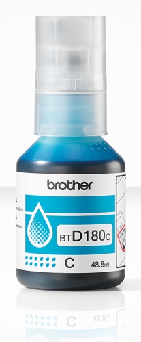 Brother BTD180C Ink Refill Bottle, Cyan