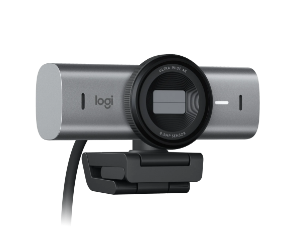 Logitech MX Brio Webcam, 8.5 MP, 4K Ultra HD 3840x2160, USB-C, Graphite - Image 2