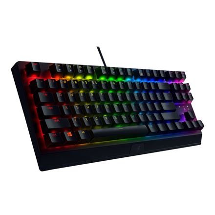 Razer Blackwidow V3 Tenkeyless Wired Gaming keyboard, RGB LED, USB, US, Green Switch, Black - Image 3