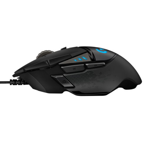 Logitech G502 HERO Wired Gaming Mouse, USB Type-A, Optical, 25600 DPI, Black - Image 3