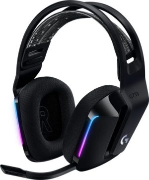 Logitech G G733 LightSpeed Wireless Gaming Headset, Black