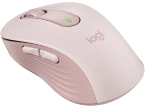 Logitech Signature M650 L Wireless Mouse, Bluetooth, 4000 DPI, Rose