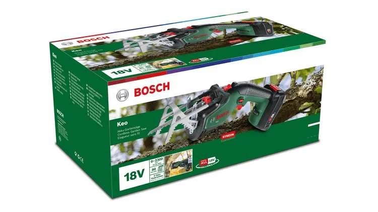 Bosch KEO 18 LI Cordless Garden Saw (1x2.0 Ah battery + Charger) - Image 4
