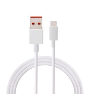 Xiaomi 6A USB-A to USB-C Cable 1m, White Xiaomi 6A USB-A to USB-C Cable 1m, White