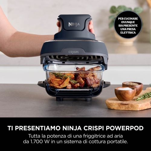 Ninja CRISPi FN101EUGY Hot Air Fryer 3.8 L 1700 W, Blue/Grey - Image 5