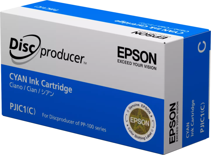 Epson Discproducer PJIC7(C) (C13S020688) Ink Cartridge, Cyan