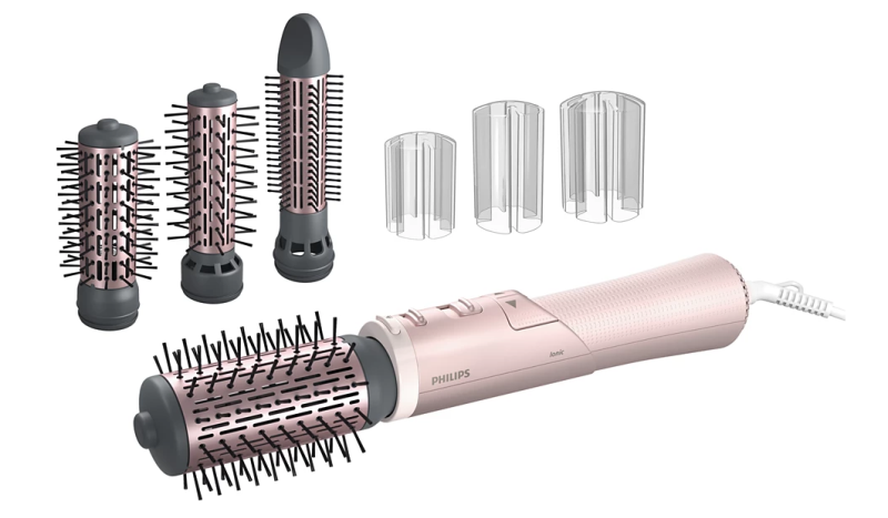 Philips 7000 Series Air styler BHA735/00 Hair Styling Brush, Warm Pink