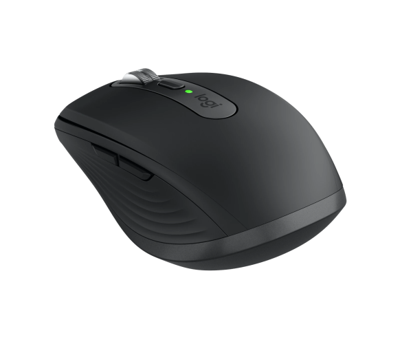 Logitech MX Anywhere 3S Mouse - RF Wireless + Bluetooth, Laser, 8000 DPI, Graphite - Image 4