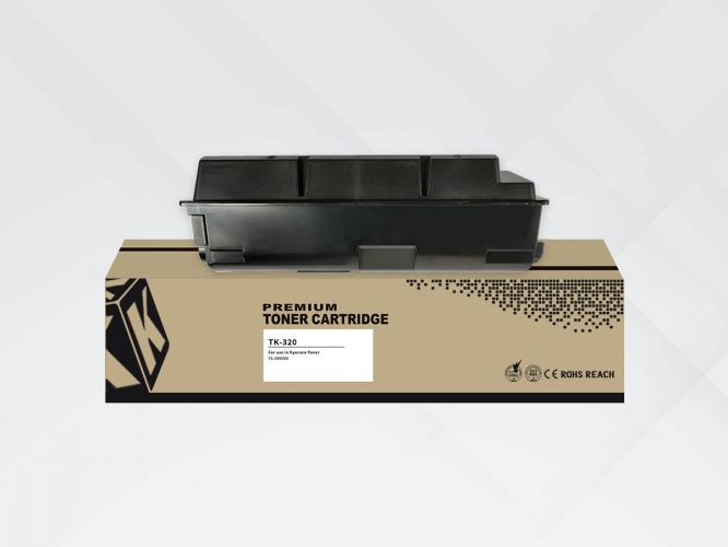 HYB Toner Cartridge Black, Compatible with Kyocera TK-320