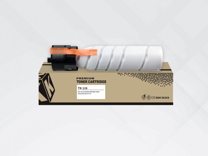 HYB Toner Cartridge Black, Compatible with Konica Minolta TN116/ TN117/ TN118 (A1UC050)