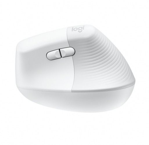 Logitech Lift for Mac Vertical Wireless Mouse, RF Wireless + Bluetooth, 4000 DPI, Off-white - Image 4