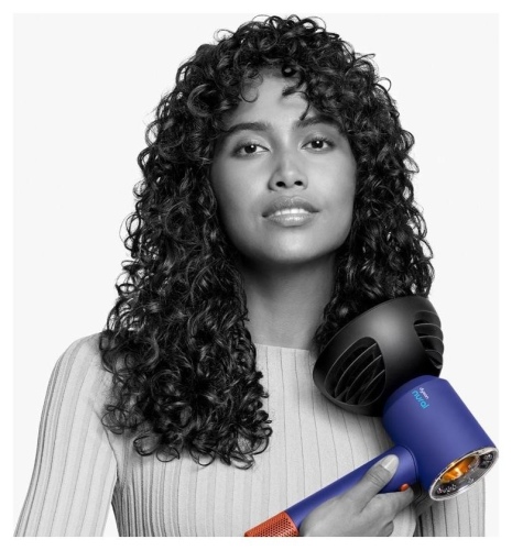 Dyson HD16 Supersonic Nural Hair Dryer, Vinca Blue/Topaz - Image 5