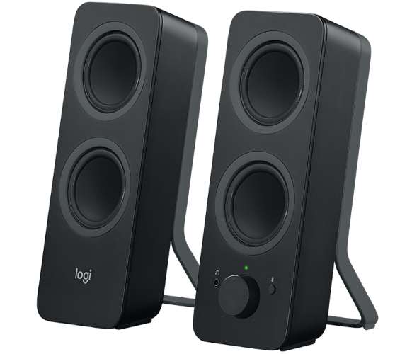 Logitech Z207 Bluetooth Stereo Computer Speakers, 2.0, 3.5 mm jack, Black