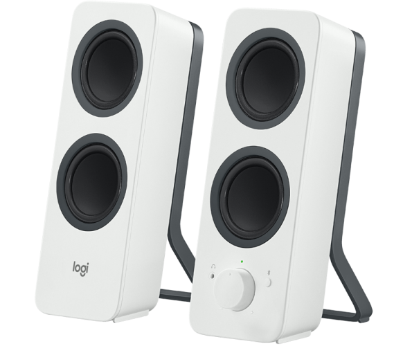 Logitech Z207 Bluetooth Stereo Computer Speakers, 2.0, 3.5 mm jack, Off-white