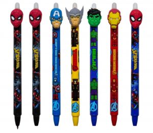 Retractable erasable pen Colorino Disney Avengers / Spiderman