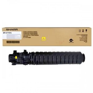Sharp BP-GT70YA (BPGT70YA) Toner Cartridge, Yellow Sharp BP-GT70YA (BPGT70YA) Toner Cartridge, Yellow